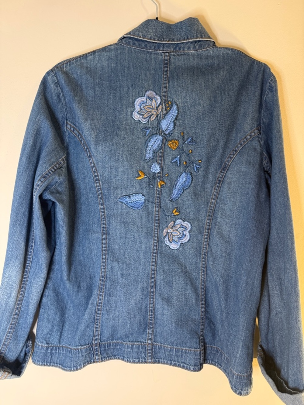 Express Light Blue Denim Blazer Jacket - Picture 3 of 3